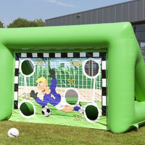 opblaasbare voetbal goal huren